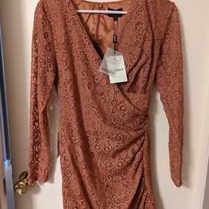 Bardot lace dress NWT